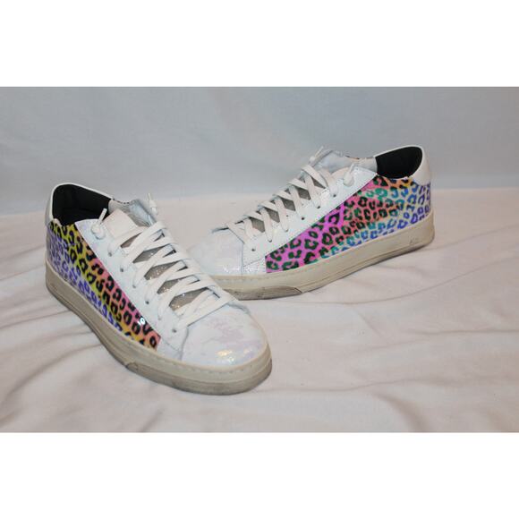 NIB P448 Women's Sneakers SIZE 38. Iridescent leopard 🐆 - Picture 5 of 6